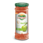 Front view of high quality chunky apple jam 300g imported from Iran.