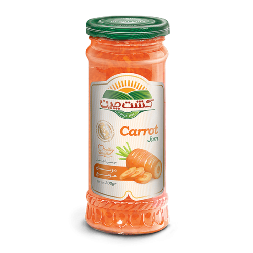 High quality chunky carrot jam 300g imported from Iran