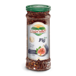 Frontal view of 300g Fig Jam jar, showcasing vibrant color and label details.